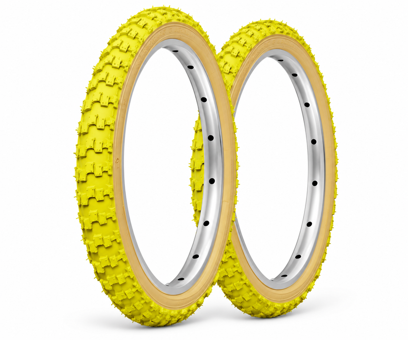 16" Yellow Amberwall Comp 3 Style 16 x 1.75 (47-305) BMX Bike Tyre / Mini Burner