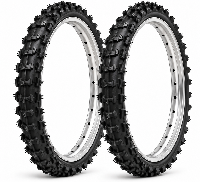 24 x 1.75 (47-507) MTB 24" Black Bike Tyre - Choose Tyre / Tubes Or Rim Tape