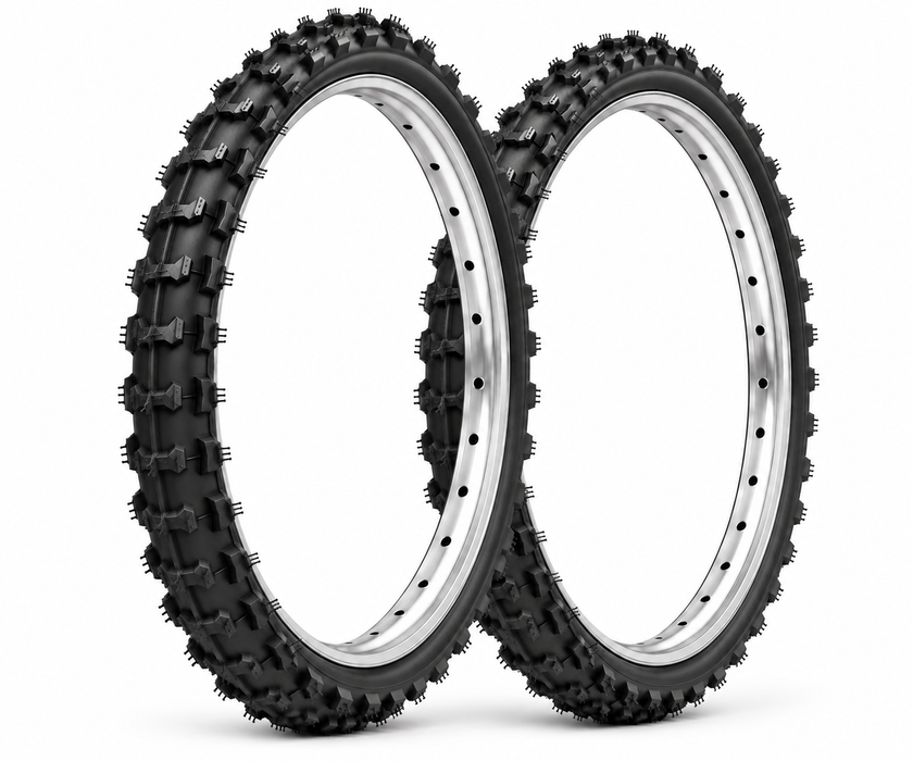 24 x 1.75 (47-507) MTB 24" Black Bike Tyre - Choose Tyre / Tubes Or Rim Tape