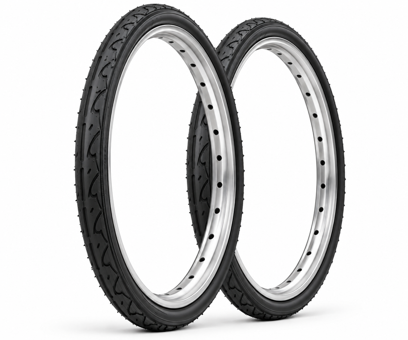 26 x 1.50 (40-559) City 26" Semi Slick Anti Puncture Bike Tyre - Tyre Or Tubes