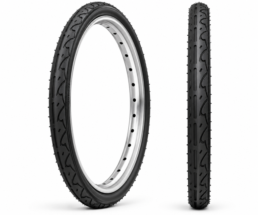 26 x 1.50 (40-559) City 26" Semi Slick Anti Puncture Bike Tyre - Tyre Or Tubes