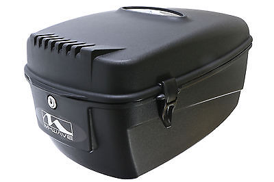 BIKE PANNIER HARD BOX LOCKABLE PROTECTIVE CASE 17 litre FITS BIKE CARRIERS