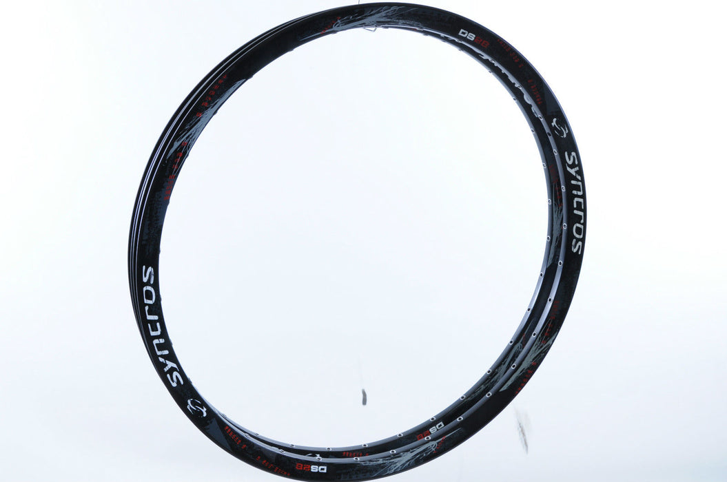 PAIR 26” MTB 559 SYNCROS DS28 GRUNGE DOUBLE WALL DISC RIMS 32 HOLE BLK REDUCED