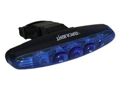 BLUE FLASHING LED BIKE LIGHT ULTRA BLUE POLICE FUN LIGHT LED CYCLE L