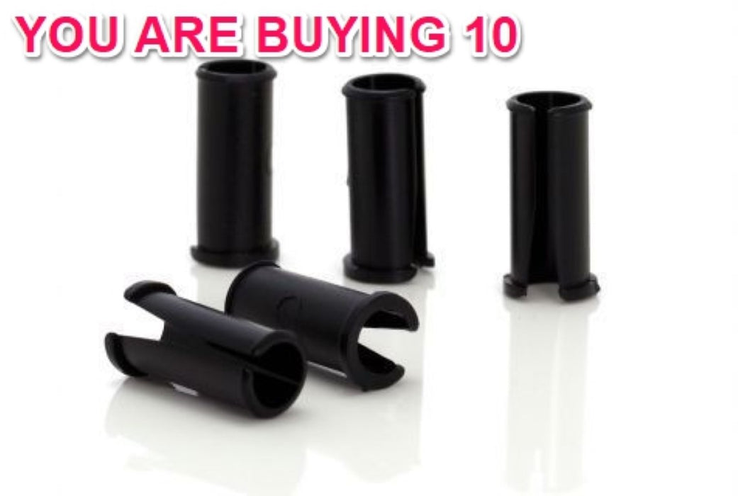 10x MTB OUTER COVER CLIPS CABLE HOUSING GUIDES FOR FIXING BRAKE WIRES IN FRAME LUGS