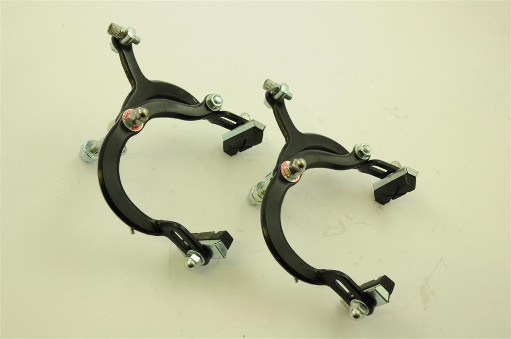 BMX BRAKE CALIPER SET BLACK ALSO SUITS KIDS ADULT BIKES OR ANY WIDE TYRE BIKE NO