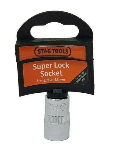 Super Lock Socket 3/8'' Drive 9mm - 19mm Stag Tools DIY Garage Tools