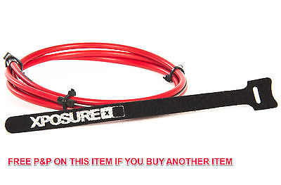 RED XPOSURE BMX HI WIRE BRAKE LINEAR CABLE STAINLESS STEEL TEFLON COATED 50% OFF
