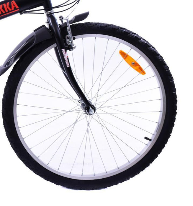 4 BICYCLE WHEEL SPOKE WIDE ANGLE SAFETY REFLECTORS ORANGE BE SAFE BE SEEN !!