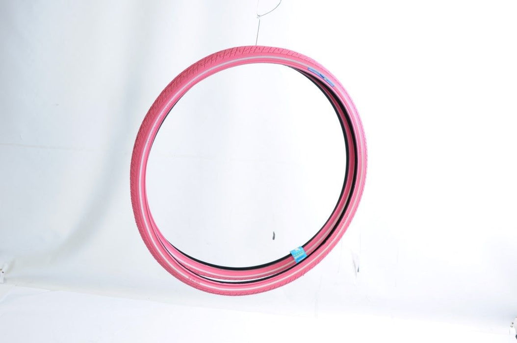 PAIR PINK DUTCH PERFECT TYRES 700x38c,28 x 1 5-8 x 1 1-2 (SRI-27)SALE 50%+ OFF