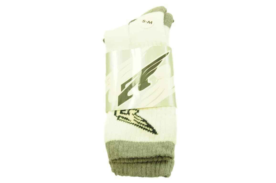 Mens Crew Length 6- 8 Grey- White Arnette Sports Socks Buy One Pair Get One Free