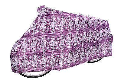 BICYCLE COVER PURPLE-WHITE FOR 700c BIKE RALEIGH RED-OR-DEAD RUSCIA ROSE WACB65
