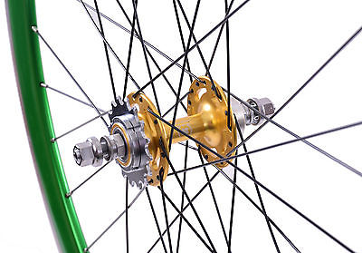 Ruota Anteriore Nera King Spoke 48 Raggi 26'' X 3,5'' Doppia Flangia E Mozzo Largo - Foto 9