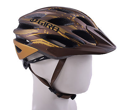 bike helmet 55-59cm MED SIZE 55-59cm GIRO "PHASE" MOUNTAIN BIKE HELMET 27 VENT BROWN & GOL