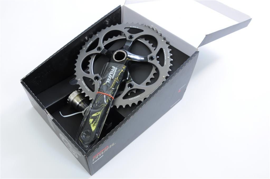 SRAM RIVAL 170mm ROAD CHAINSET DOUBLE 53-39 TEETH 10 SPEED 35% OFF RRP £199.99