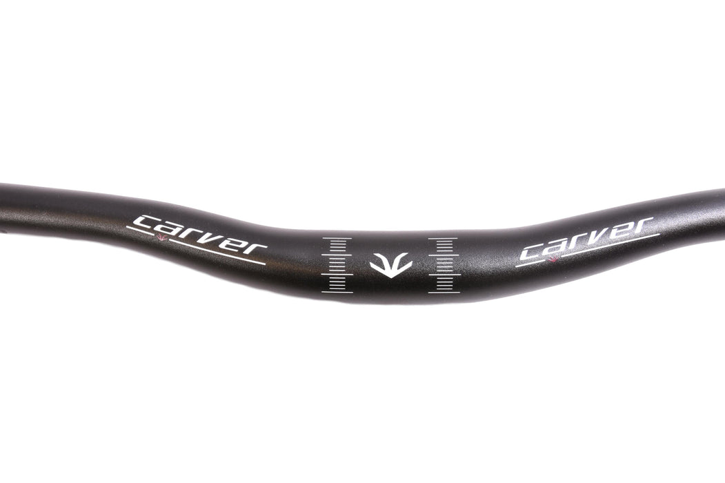 Double Butted 640mm Carver Downhill MTB Aluminium Handlebar 31.8mm 15mm Rise