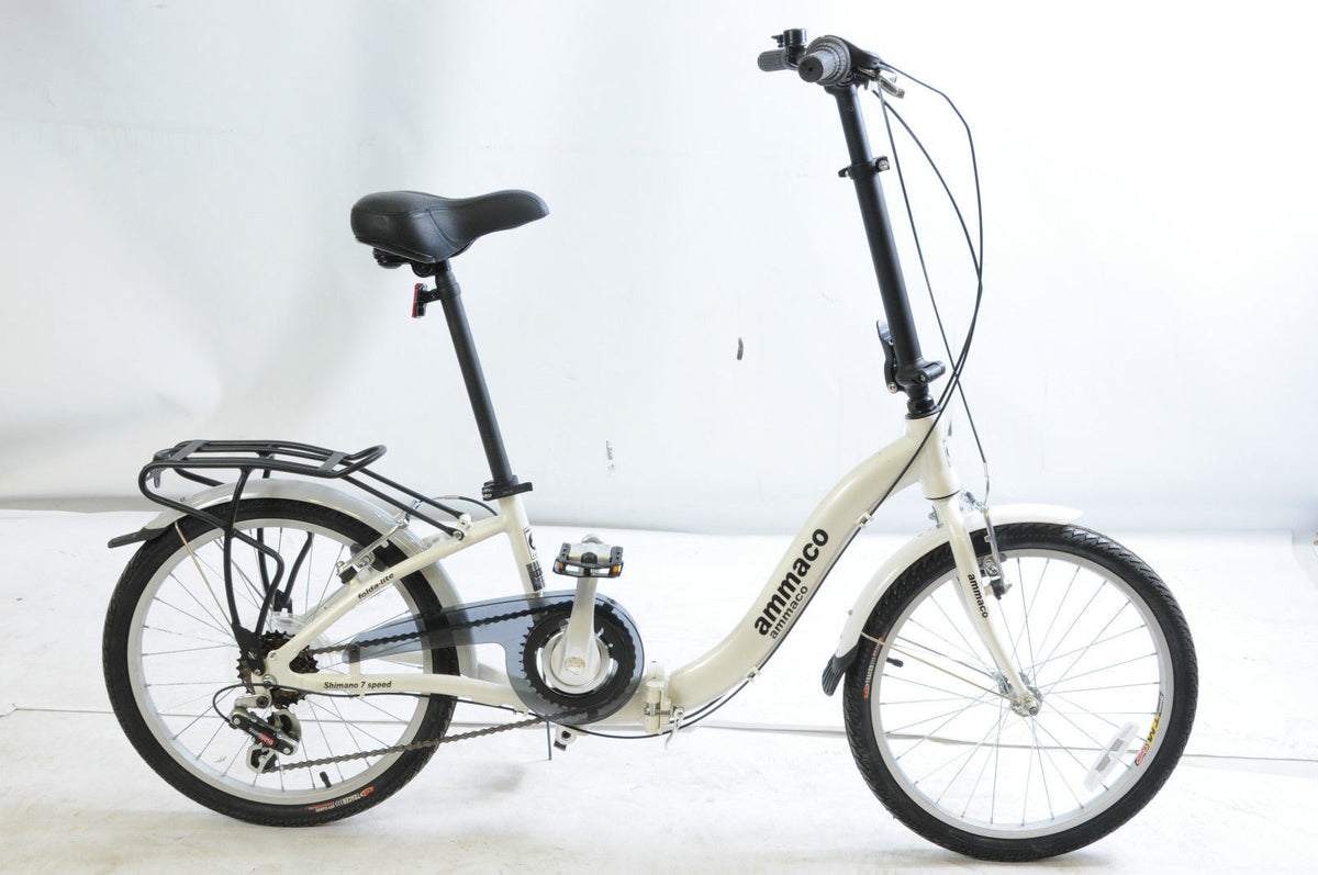 VERY LOW STEP ALLOY FOLDING BICYCLE 20” WHEEL 7 SPEED FOLDER BIKE NEW