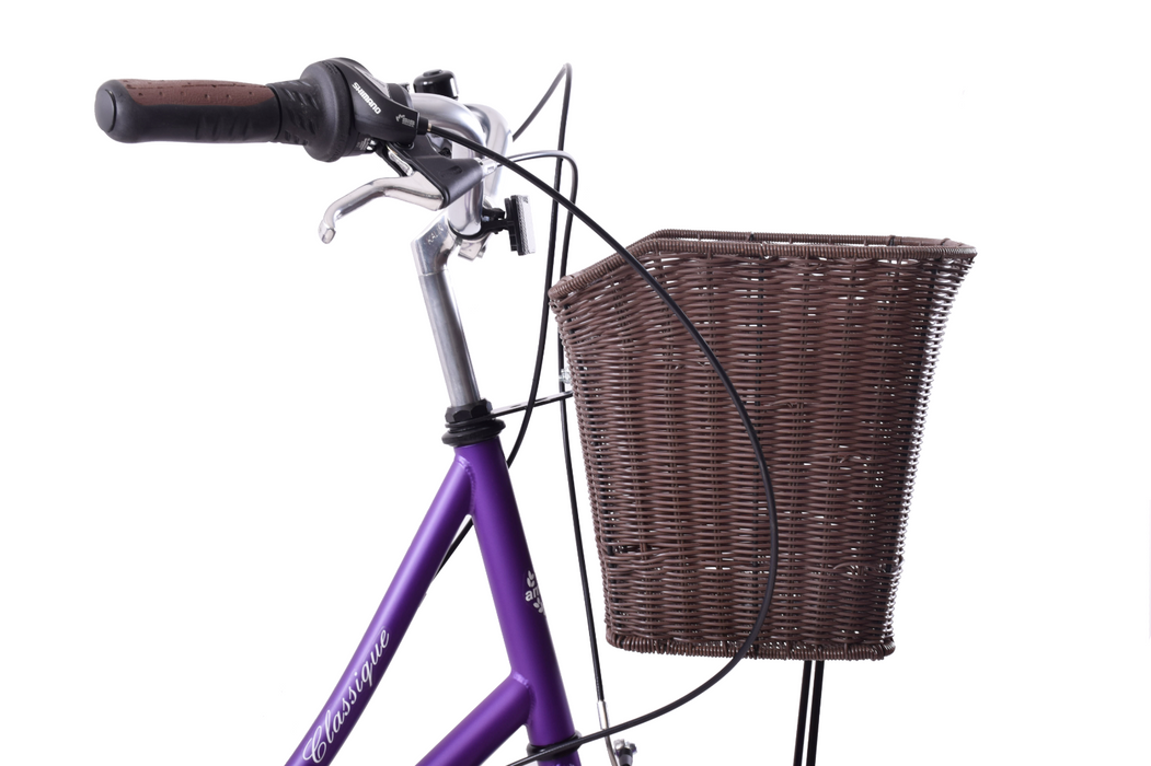 Ladies Lifestyle Bike Classique 26" Wheel Basket Purple 16" Frame