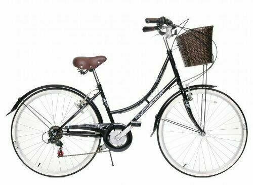 Ladies Lifestyle Bike Classique 26" Wheel Basket Black 16" Frame