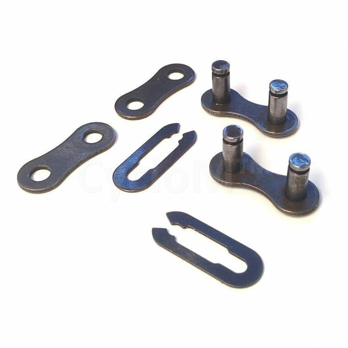 2828 Chain Two (2) Moulton Chain Links 1/2 x 1/8 Chain Split Connecting Links For ...