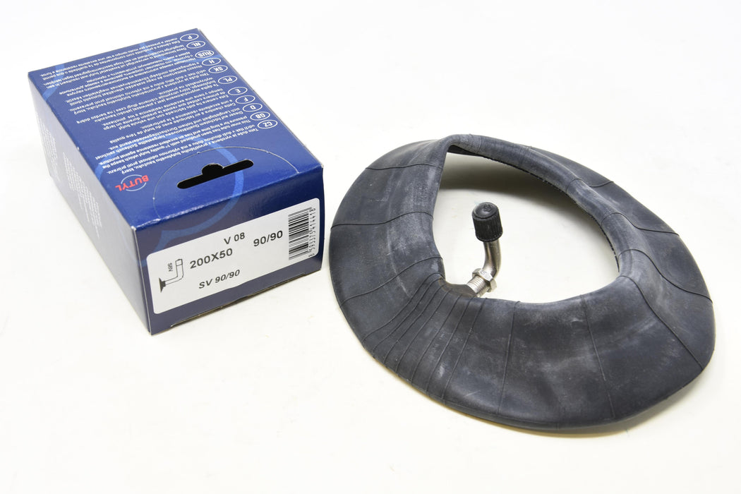 200 x 50 INNER TUBE 90 DEGREE BENT VALVE,MOBILITY,ELECTRIC SCOOTERS,PRAMS,SACK TRUCK