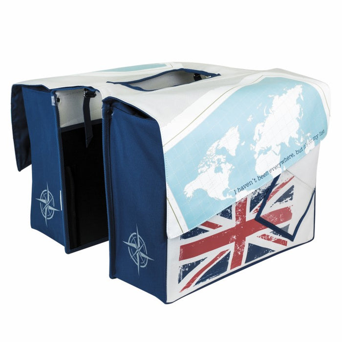 Union Jack Fastrider Bicycle Rear Double Pannier Bag