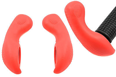 OUTLAND SHORT SKI TYPE BAR ENDS,KRATON RUBBER STUBBY BAR END RED 69% OFF RRP