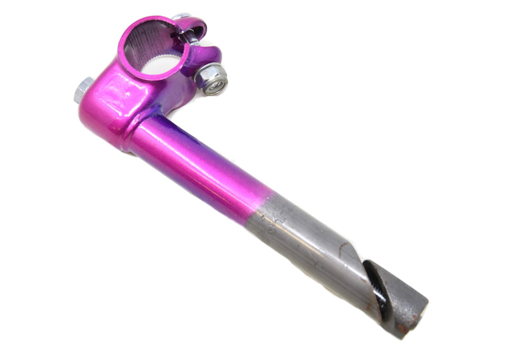 Pink Shaded Purple 21.1mm Bike Handlebar Stem Cruiser Cycles Kids Bike 30mm Reach