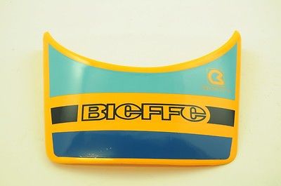 BIEFFE HELMET SHIELD VISOR GUARD NEW OLD STOCK YELLOW MADE IN 80's OLD SCHOOL