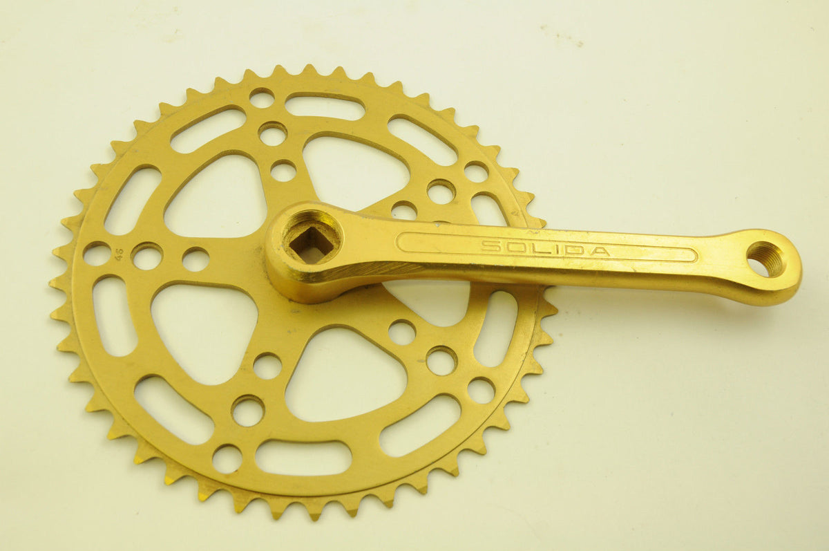 SOLIDA PEDALIER ACIER Velo Ancien Vintage Road Bicycle Crankset EUR 29,00 - FR SOLIDA PEDALIER ACIER Velo Ancien Vintage Road Bicycle Crankset EUR 29,00 - FR