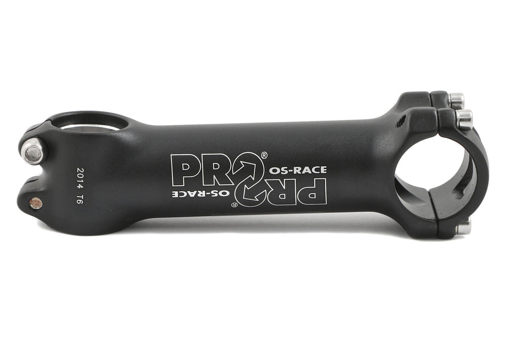 PRO 25.4 & 28.6mm RACING BIKE AHEAD HANDLEBAR STEM FOR OVERSIZE HANDLEBARS BLACK