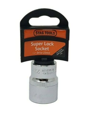 Super Lock Socket 1/2'' Drive 8mm - 30mm Stag Tools Diy Garage Tools