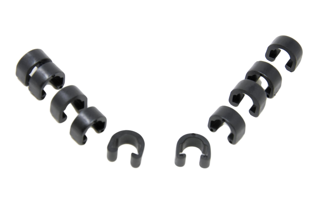 10x Hydraulic Brake Hose C-Clips Cable Housing Guides For 5mm Outer MT