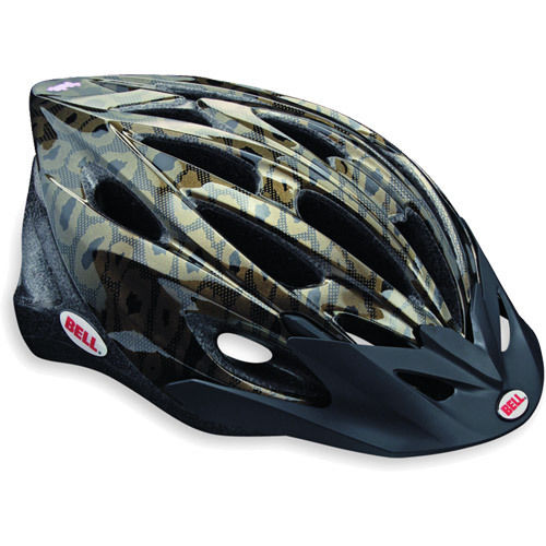 BELL VELA GOLD LEOPARD WOMENS BIKE HELMET LADIES CYCLE 50-57cm IDEAL P