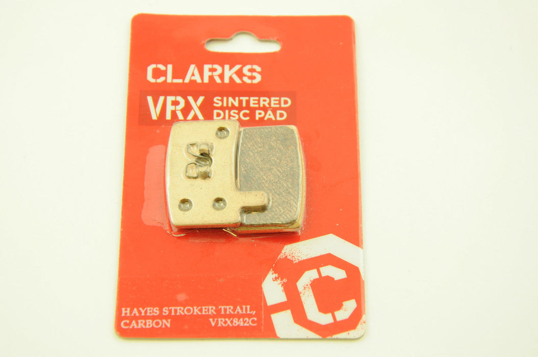 CLARKS VRX SINTERED ALL WEATHER CYCLING DISC PADS FOR HAYES STROKER TRAIL 50%OFF