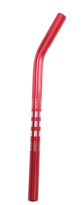 OLD SCHOOL BMX 22.2mm ALLOY FLUTED LAYBACK SEAT POST 16” SADDLE STEM RED