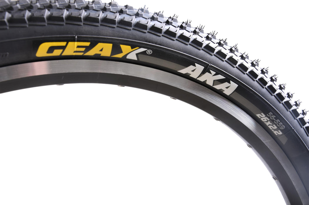 Vittoria Geax Aka MTB Mountain Bike Race Tyre 26 x 2.2 (56-559) Wire Bead Block Tread