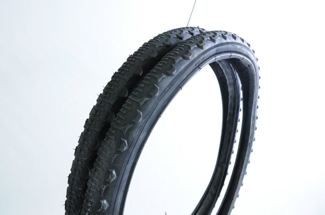 PAIR MTB 24 x 1.75 (47-507) SEMI SLICK TYRES WITH FREE INNER TUBES