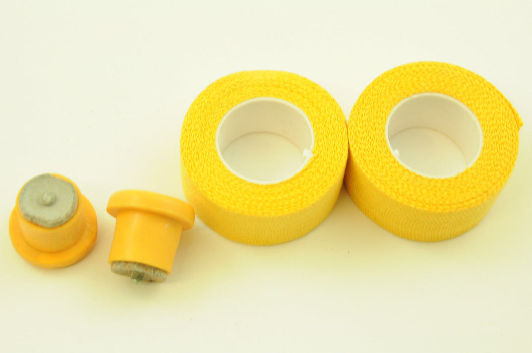 VINTAGE CAT-EYE CLOTH HANDLEBAR TAPE MADE IN JAPAN 1960’s 1970’s EROICA YELLOW