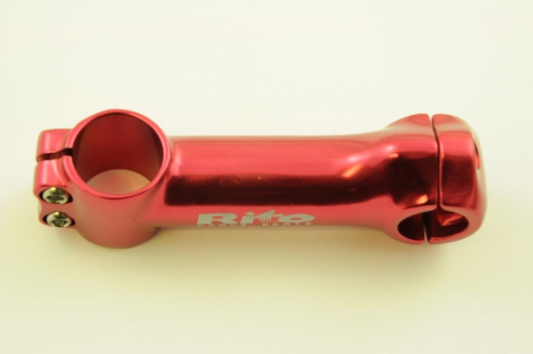 FIXIE OR MTB RITO AHEAD ALLOY H-BAR STEM RED 1 1-8" STEERER 105mm REACH NOS