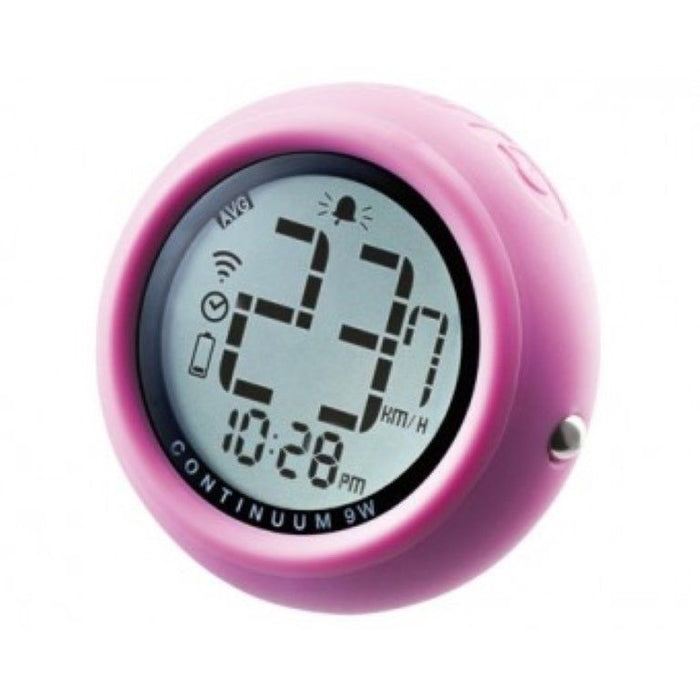 GIANT CONTINUUM 9 FUNCTION CYCLING WIRELESS COMPUTER ODOMETER SPEEDOMETER PINK