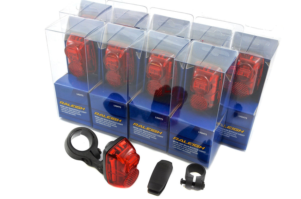 WHOLESALE JOB LOT 10 RALEIGH(HELLA) LED REAR BIKE LIGHT VERY LOW CLEARANCE PRICE