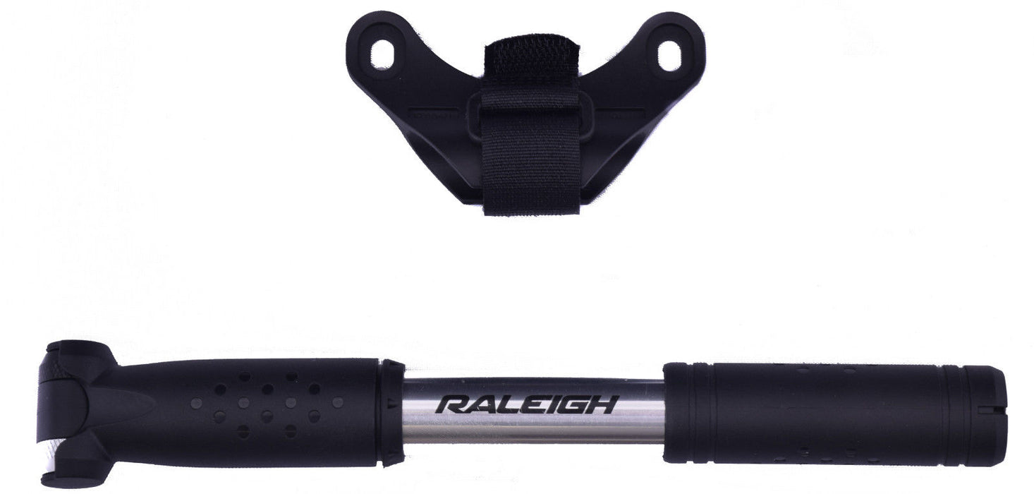 RALEIGH CYCLE COMPACT ALLOY PUMP WITH EXTENSION HOSE ALL VALVES RMJ901 50% OFF