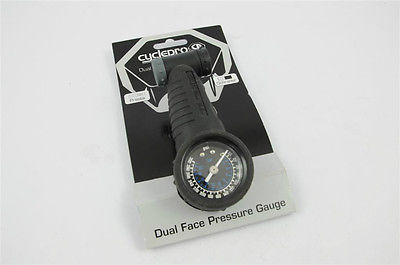 CYCLE PRO CPT600 DUAL FACE CYCLE PRESSURE GAUGE FOR SCHRADER-PRESTA VALVE