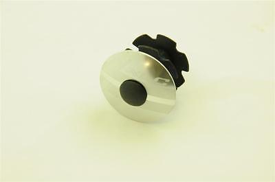 XLC 25.4mm ALLOY A HEAD CAP & STAR WASHER,SILVER,XLC LOGO FOR 1 1-8” HEADSET NEW