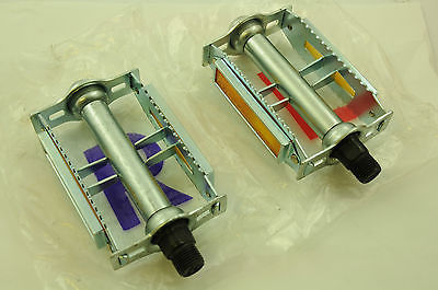 60’s,70’s,80’s RACING BIKE JTC 80’s MADE RAT TRAP CHROME PEDALS 9-16” BOXED NOS