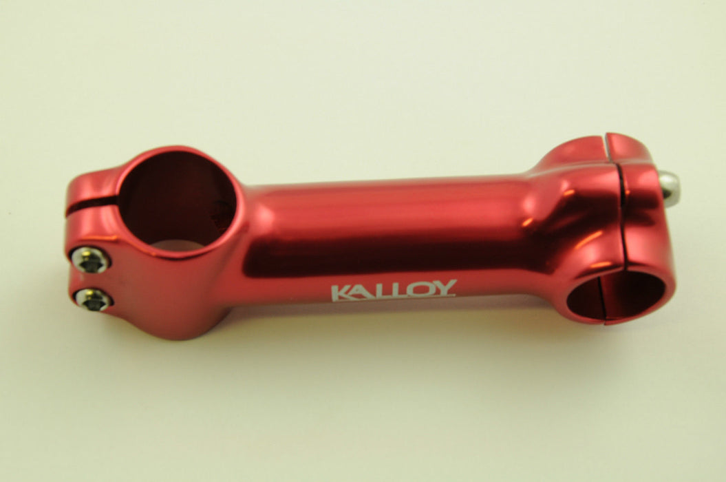 KALLOY AHEAD LONG REACH 110mm HANDLEBAR STEM A-HEAD RED ALLOY 1 1-8" STEERER