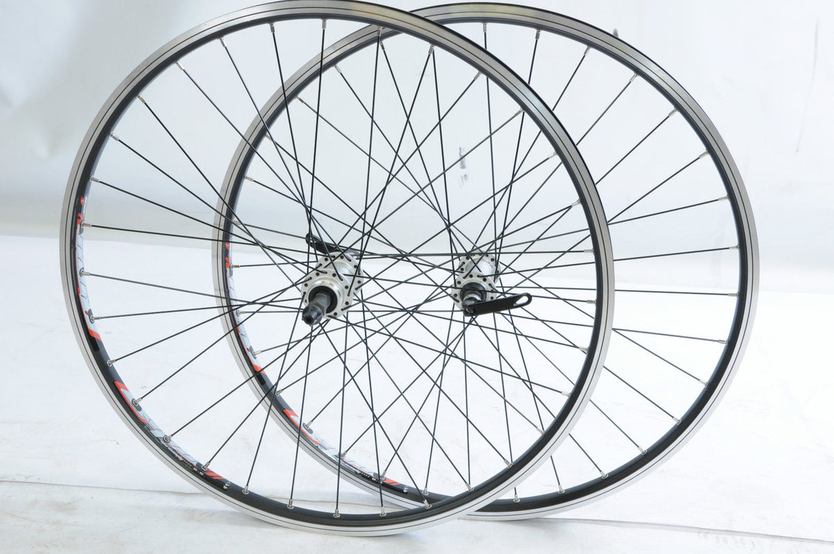 REAR Q/R WHEEL MTB BIKE 26 X 1.75 559 DUAL WALL HP RIM 6 7 8 SPEED BLACK ALLOY E - Foto 3