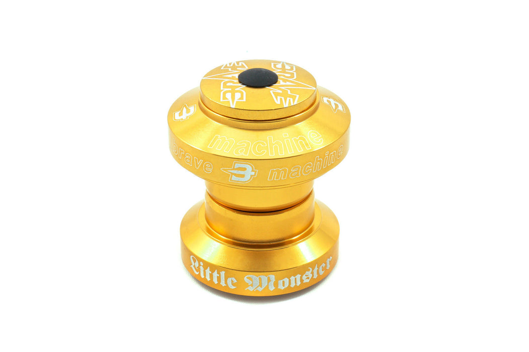 BRAVE MACHINE“LITTLE MONSTER”SEALED ALLOY HEADSET GOLD 28.6mm (34mm HEAD )