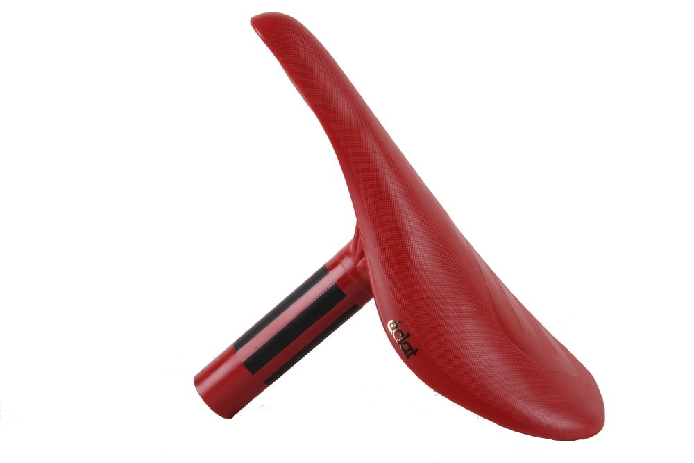 ECLAT UNIFY UNPADDED COMBO SEAT & SEATPOST DARK RED WITH 25.4mm SEAT POST 63% OF